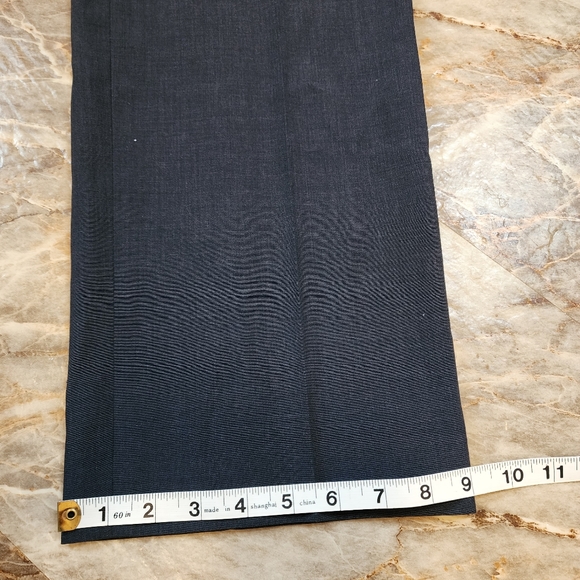 Brooks 346 EUC gray lightweight wool blend pants 10 - Picture 8 of 9